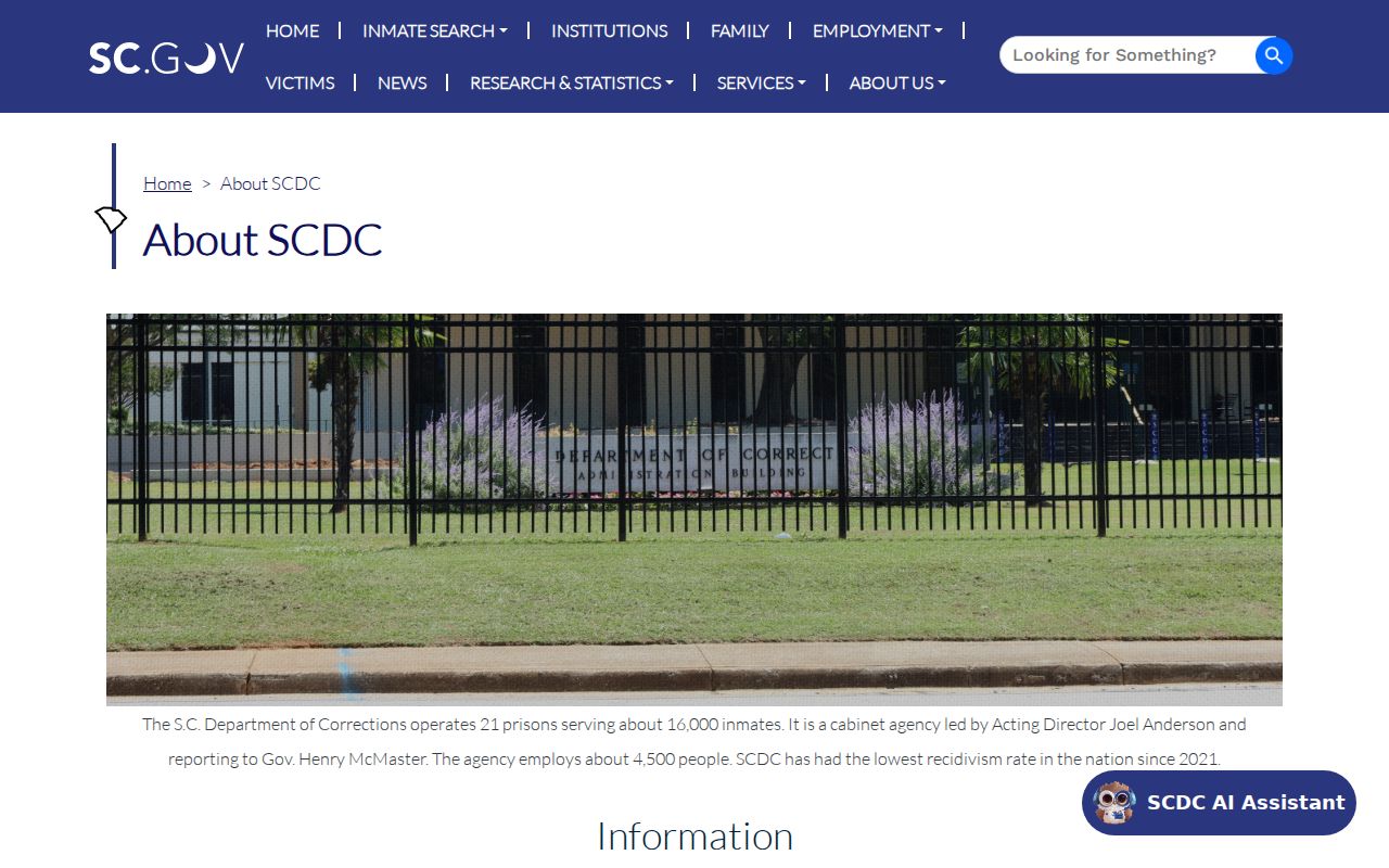 Laurens County official background check South Carolina corrections